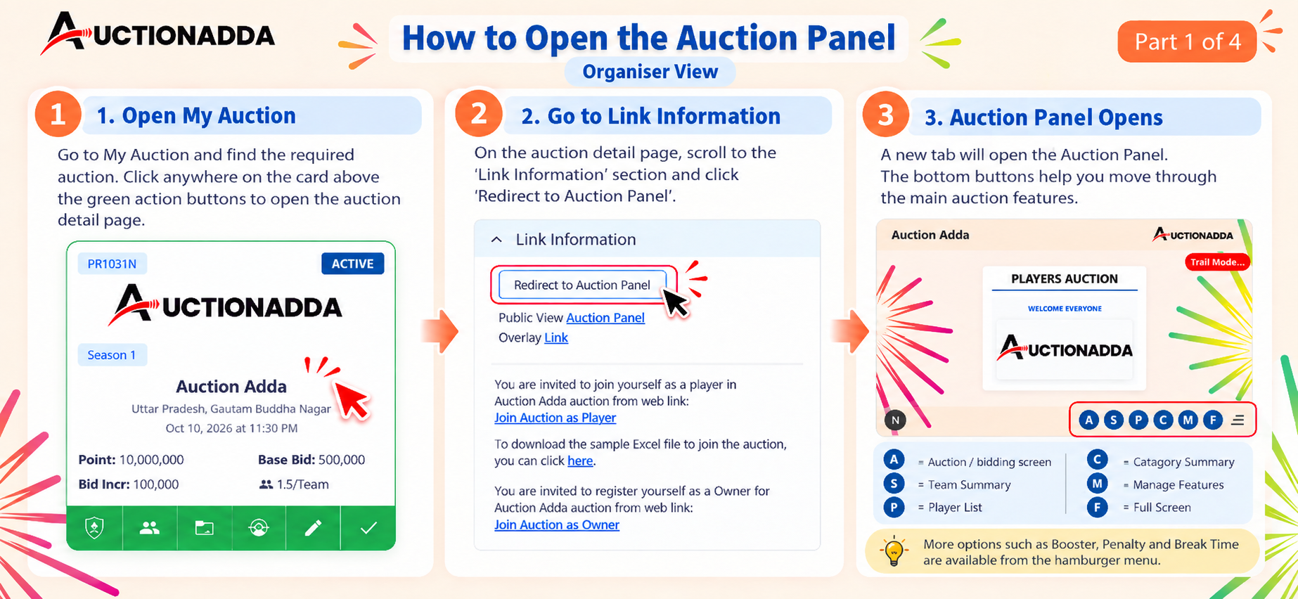 Open Auction Panel