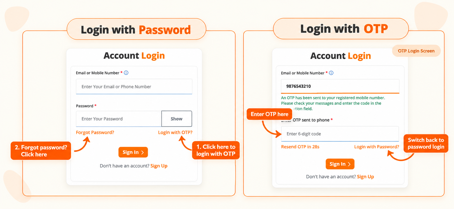 Login Screen