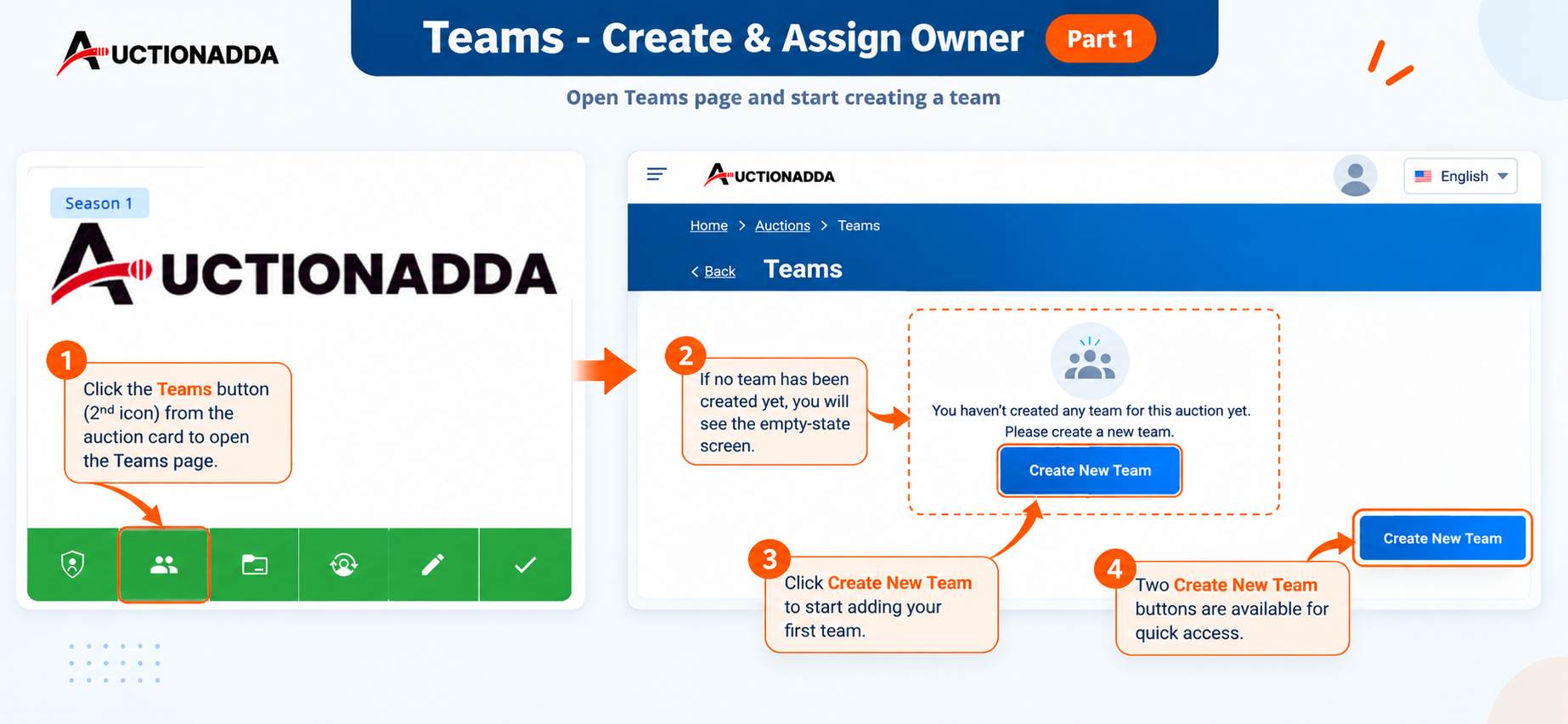 Open Teams Page